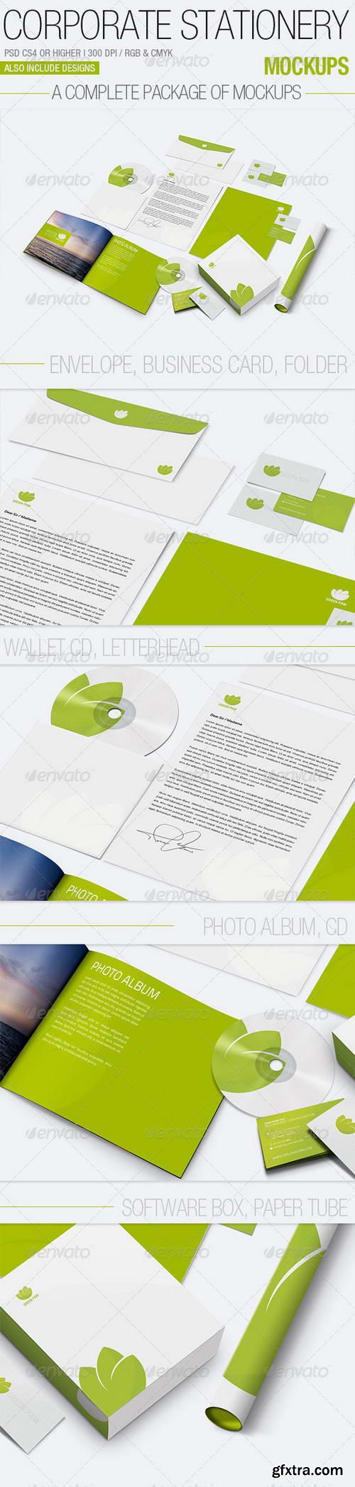 GraphicRiver - Corporate Stationery Mockups