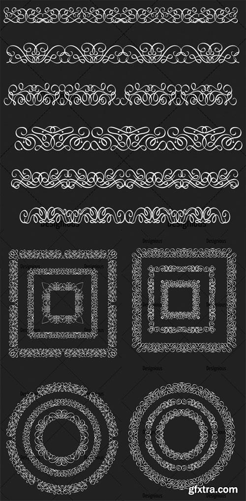 Ornamental Floral Vector Pack 155