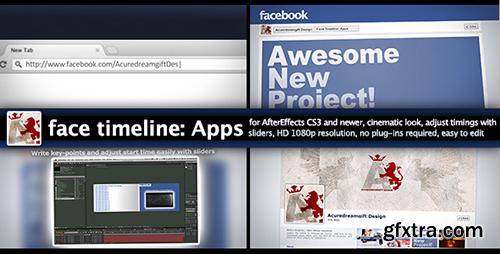 Face Timeline: Apps — After Effects Project (Videohive)