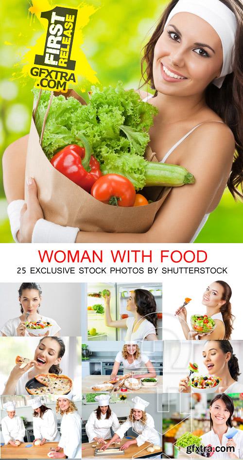 Amazing SS - Woman with food, 25xJPGs