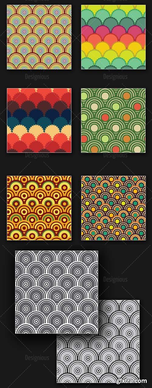 Seamless Patterns Vector Pack 163