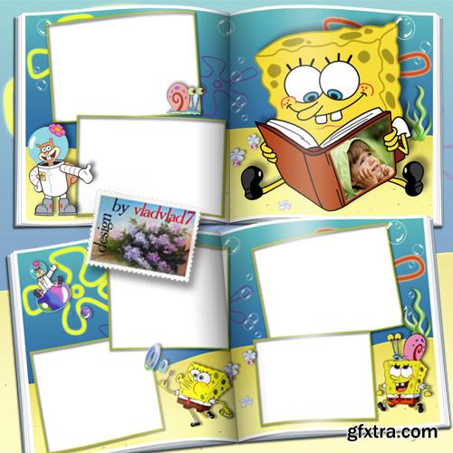 Cartoon Photobook for Kids - SpongeBob SquarePants