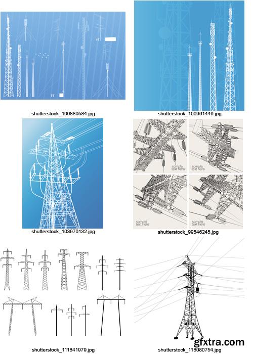 Amazing SS - Transmission Towers, 25xEPS