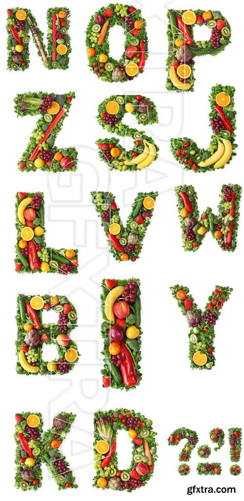 Amazing SS - Fruit alphabet, 27xJPGs