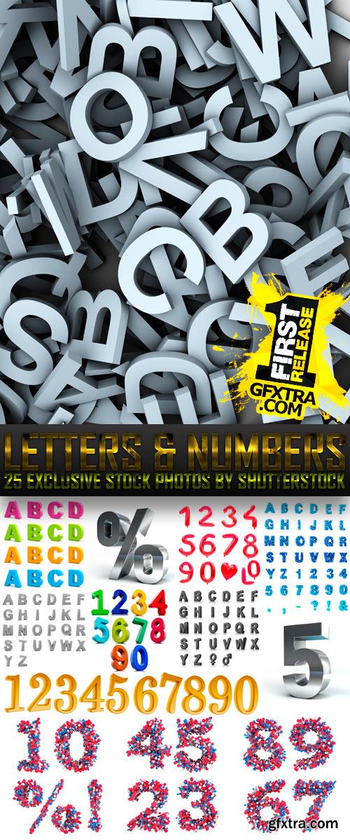 Amazing SS - Letters & Numbers, 25xJPGs