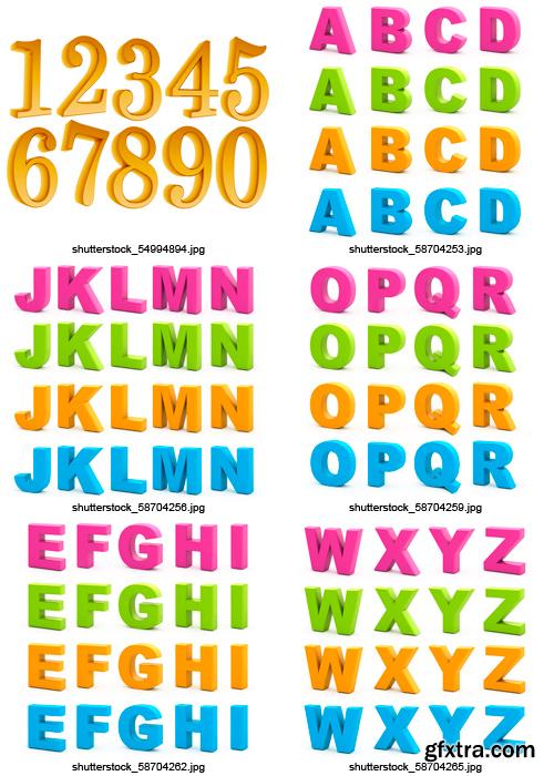 Amazing SS - Letters & Numbers, 25xJPGs