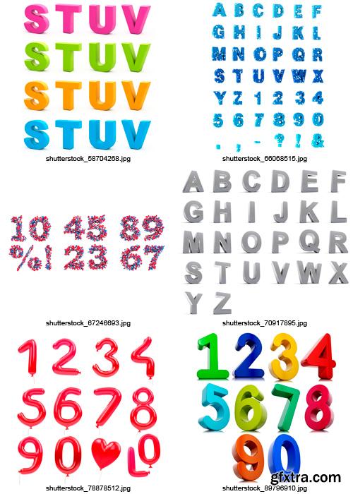 Amazing SS - Letters & Numbers, 25xJPGs