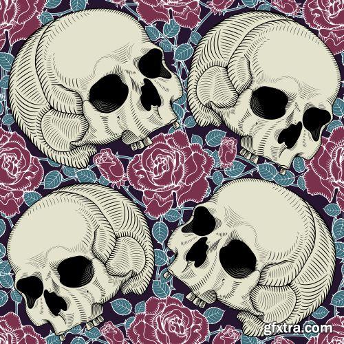 Amazing Skull Design - Shutterstock 25xEPS