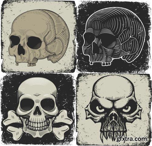 Amazing Skull Design - Shutterstock 25xEPS