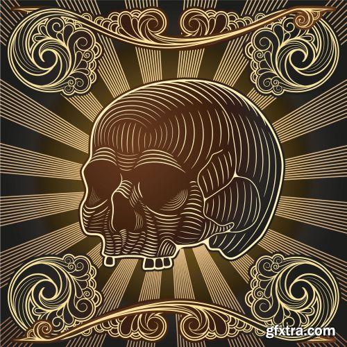 Amazing Skull Design - Shutterstock 25xEPS