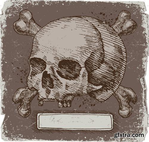 Amazing Skull Design - Shutterstock 25xEPS