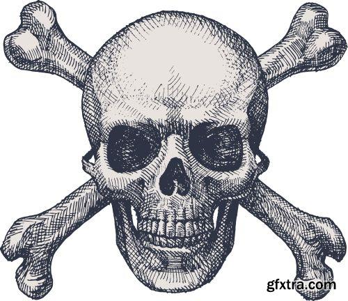 Amazing Skull Design - Shutterstock 25xEPS