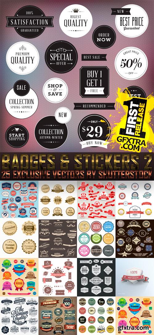 Amazing SS - Badges & Stickers 2, 25xEPS