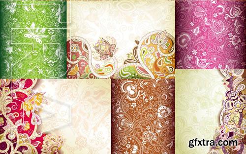 Floral Abstract Background - 25x EPS