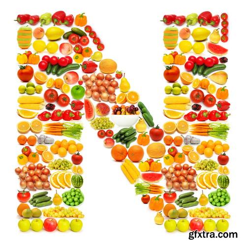 Amazing SS - Fruit Alphabet 2, 25xJPGs