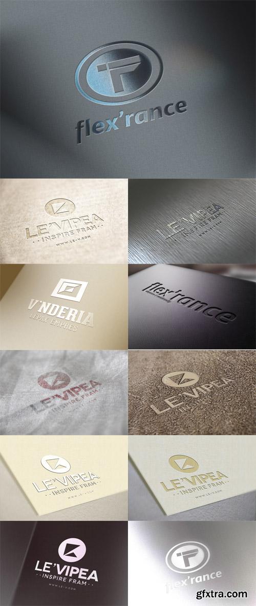 11 Logo Mock-ups PSD Templates