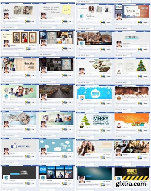 29 Facebook Covers PSD Templates