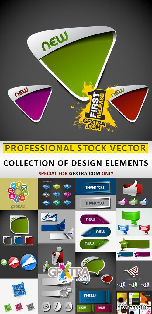 Collection of vector design elements