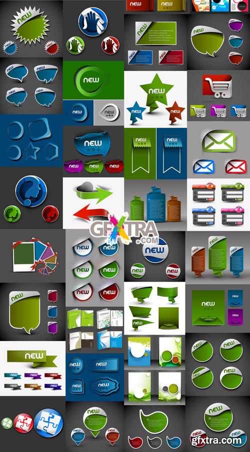 Collection of vector design elements