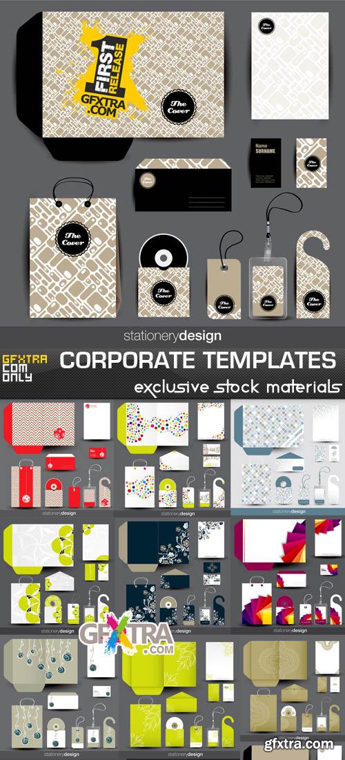 Collection of corporate templates