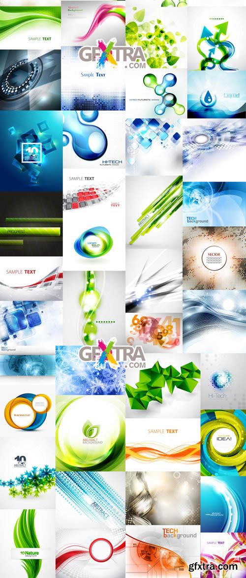 Collection of vector abstract backgrounds 2