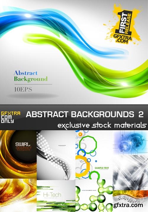 Collection of vector abstract backgrounds 2