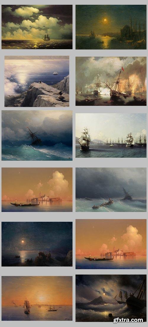 Ivan Aivazovsky, Armenian Painter of Sea 192xJPGs