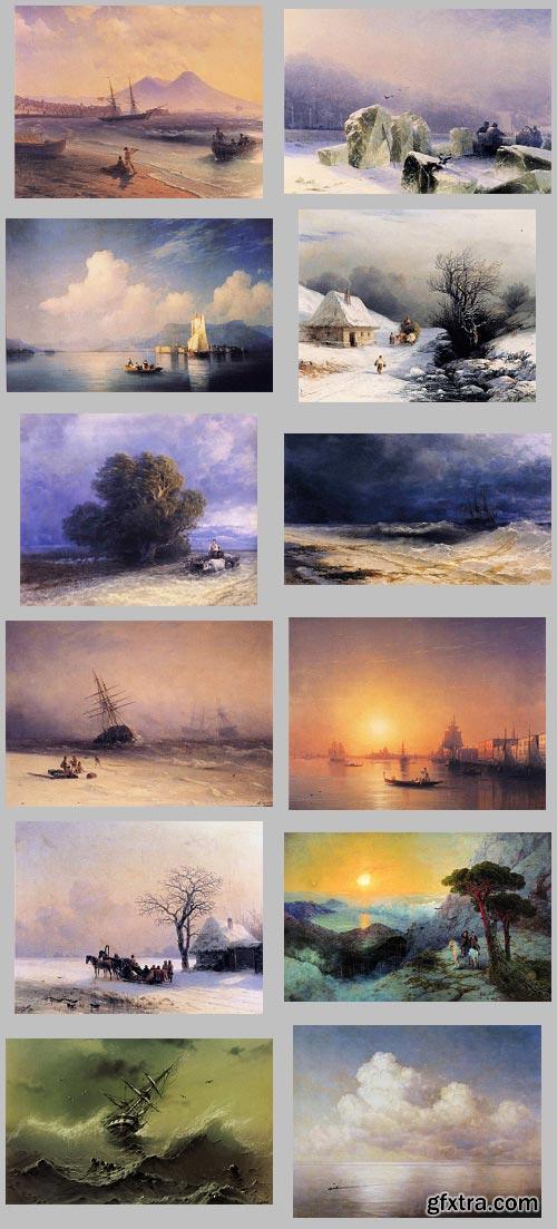 Ivan Aivazovsky, Armenian Painter of Sea 192xJPGs