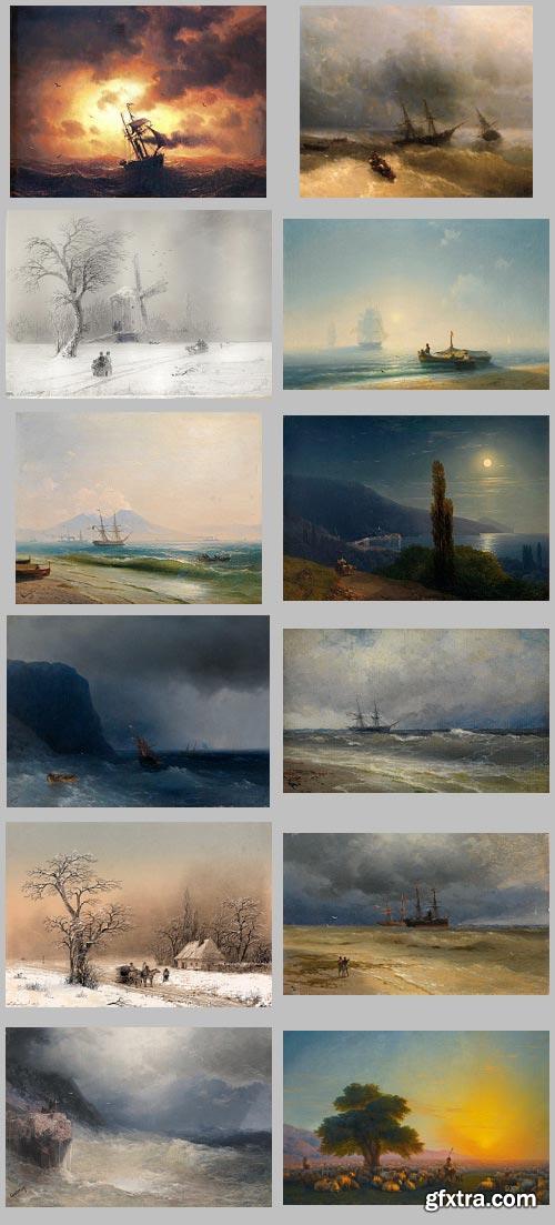 Ivan Aivazovsky, Armenian Painter of Sea 192xJPGs