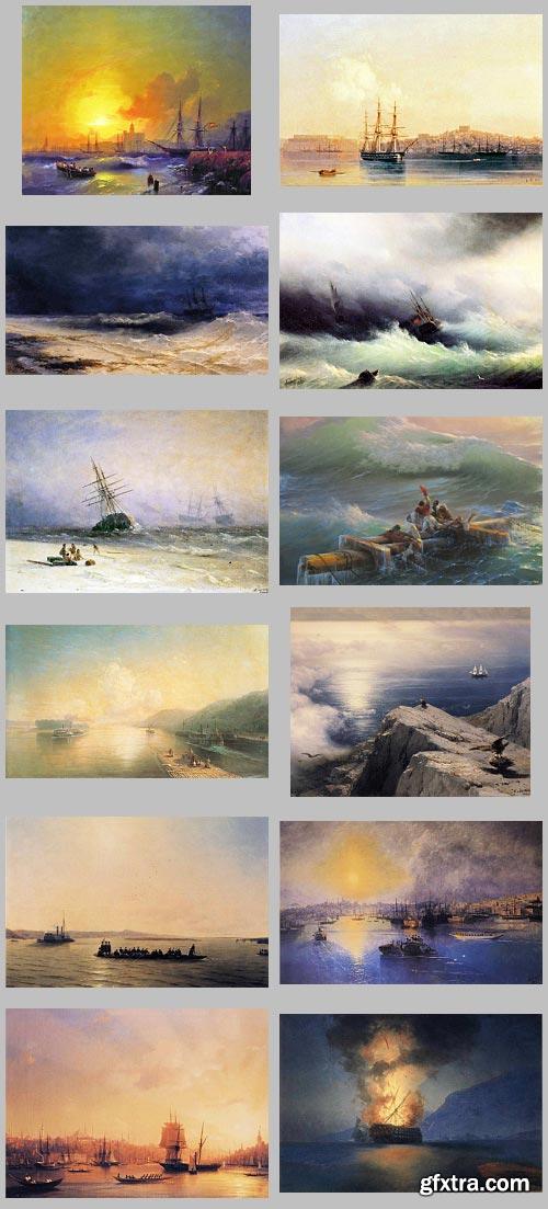 Ivan Aivazovsky, Armenian Painter of Sea 192xJPGs