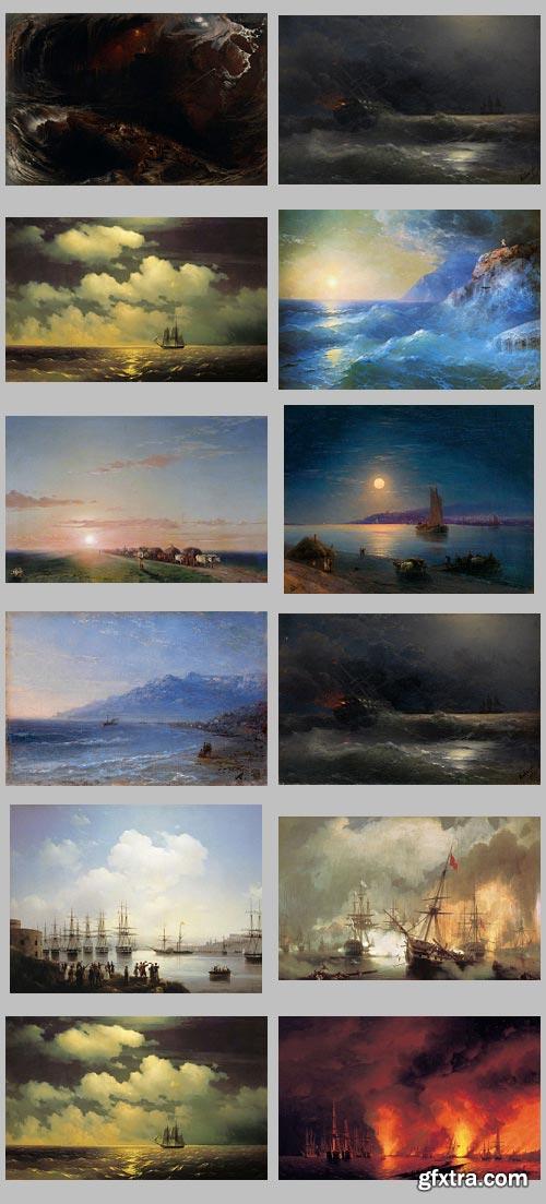 Ivan Aivazovsky, Armenian Painter of Sea 192xJPGs