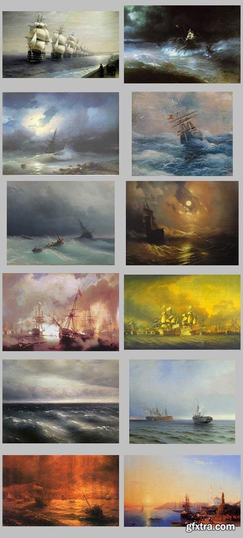 Ivan Aivazovsky, Armenian Painter of Sea 192xJPGs