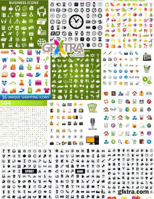 Collection of icons