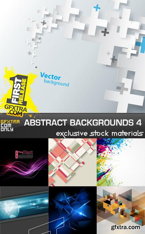 Collection of vector abstract backgrounds 4