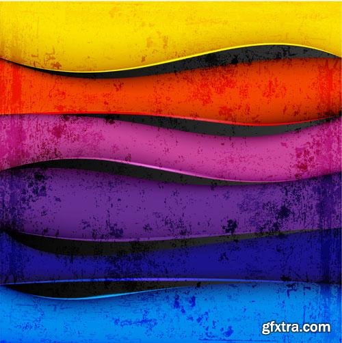 Collection of vector abstract backgrounds 4