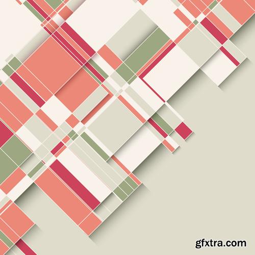 Collection of vector abstract backgrounds 4