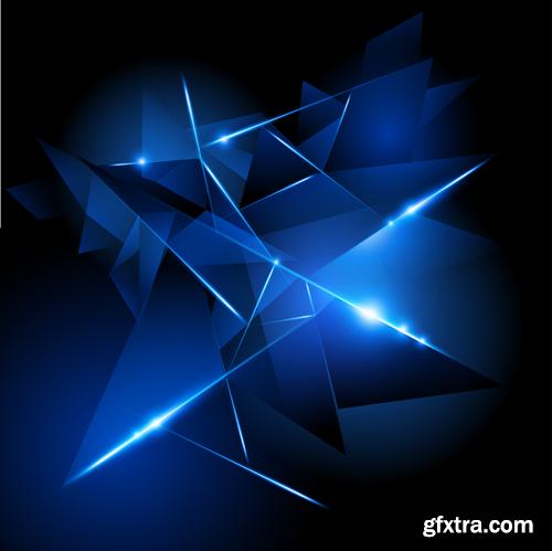 Collection of vector abstract backgrounds 4