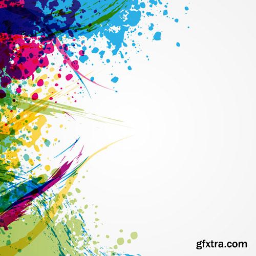 Collection of vector abstract backgrounds 4