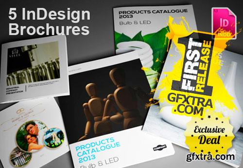 5 InDesign Brochure Templates for Only $24 + Bonus