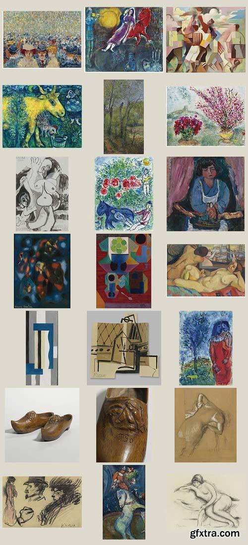 Sotheby's Auction Lots - Paris Modern Art, 68 Artists & 453xJPGs