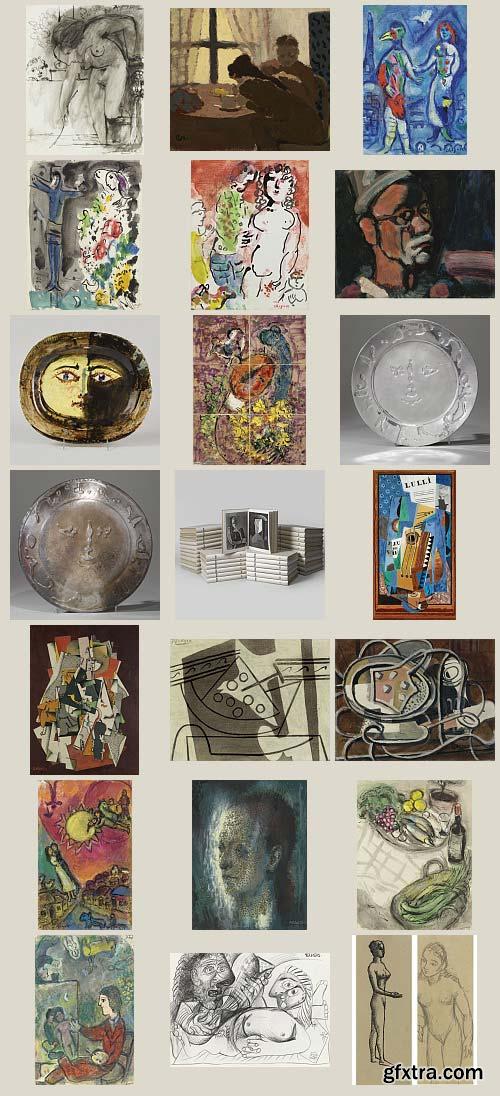 Sotheby's Auction Lots - Paris Modern Art, 68 Artists & 453xJPGs