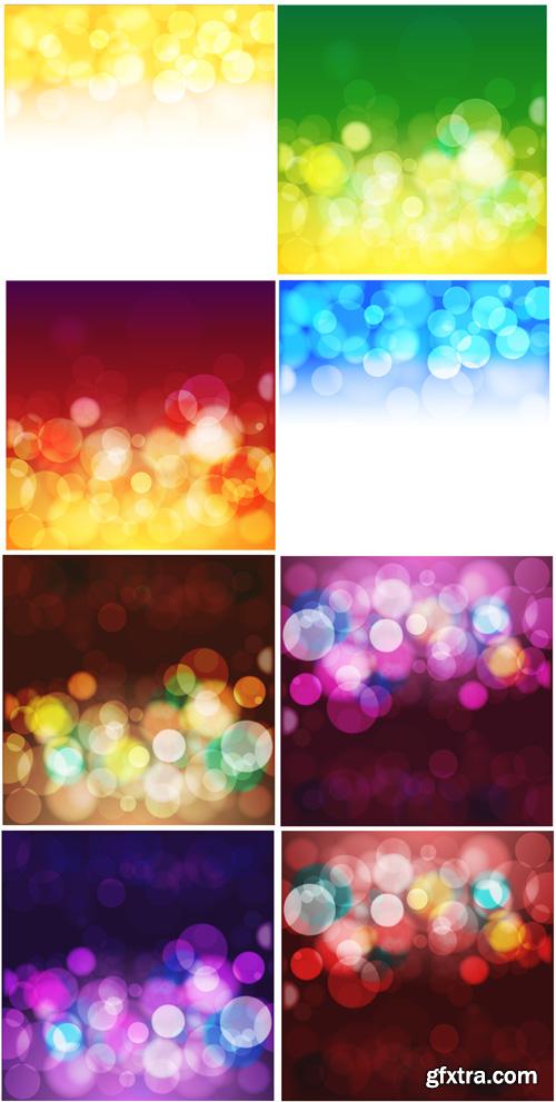 Blur Bubbles Vector Backgrounds