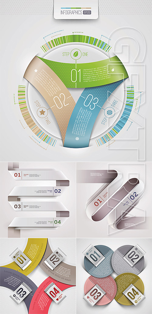 Modern Infographics elements