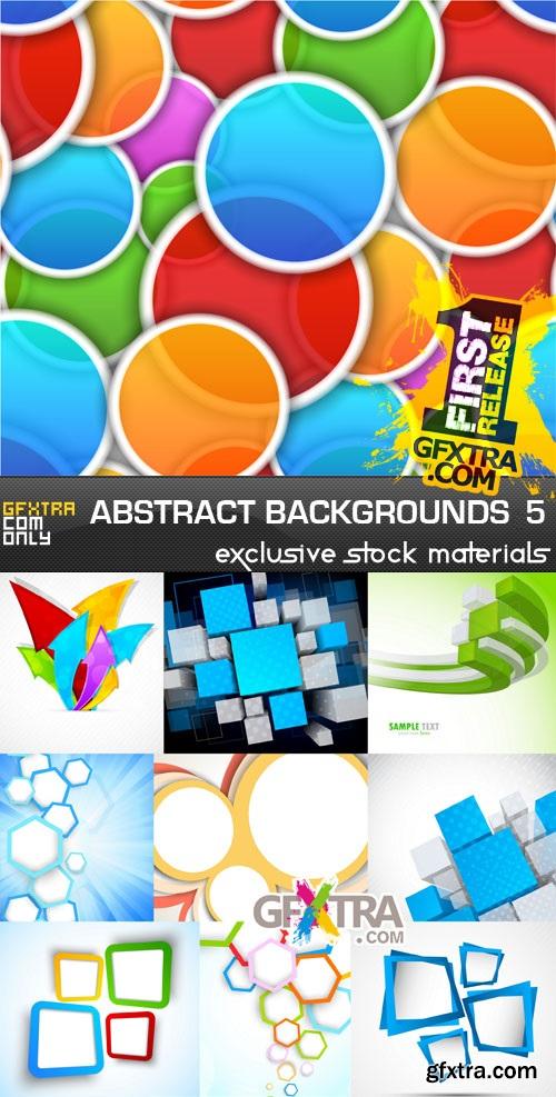 Collection of vector abstract backgrounds vol.5