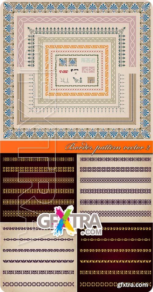 Border pattern vector 2