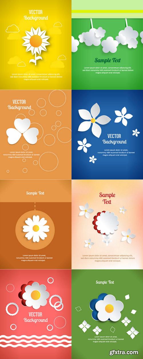 Abstract 3D Flowers Set 4 - 32xEPS