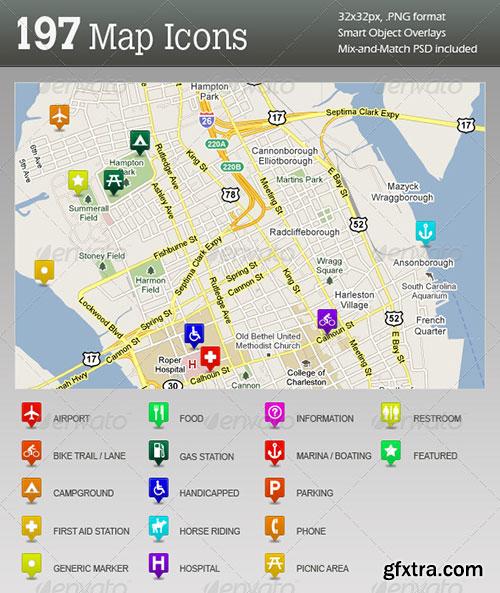 GraphicRiver - Ultimate GPS / Travel Map Location Icons