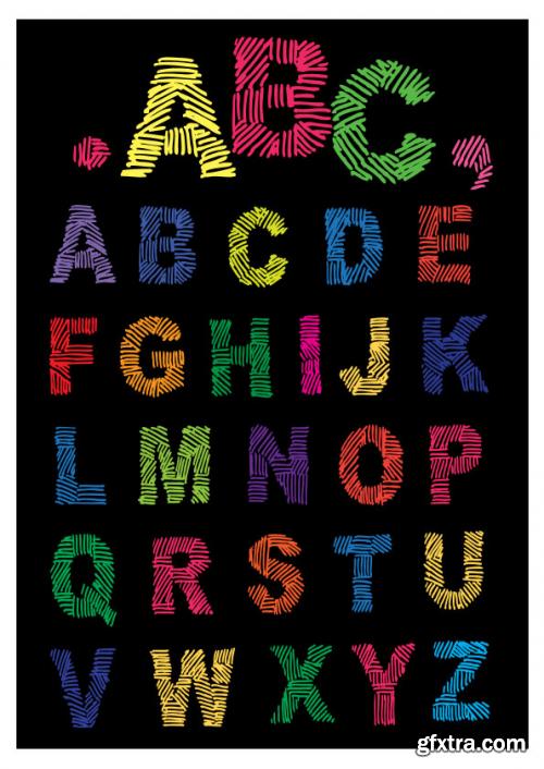 Vector Alphabet Collection 25xEPS