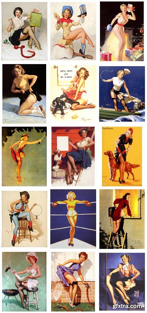 Pin-up Art by Gil Elvgren