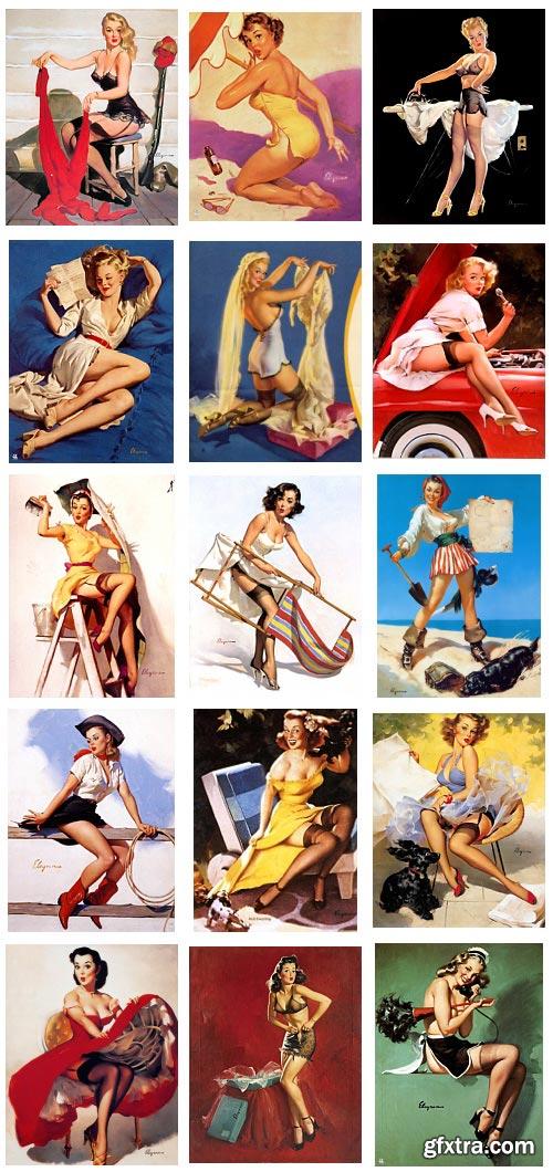 Pin-up Art by Gil Elvgren